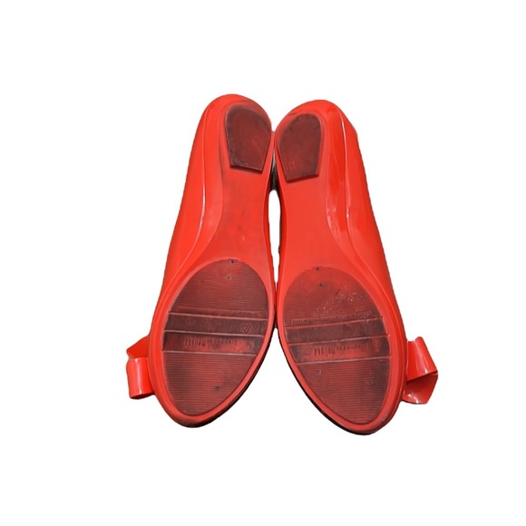 Mel by Melissa Red Bow Flats Size 7 - Picture 7 of 8